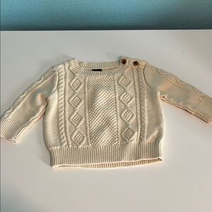 GAP Cream Cable Knit Sweater Cozy Style